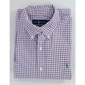 Ralph Lauren Men's Large Custom Fit Button-Down Shirt